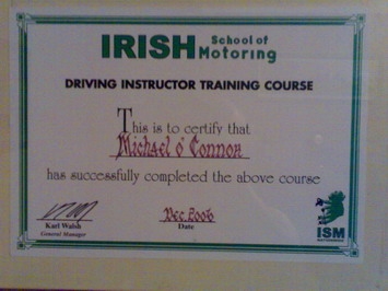 St. Aidan's School of Driving Instructor Training Course